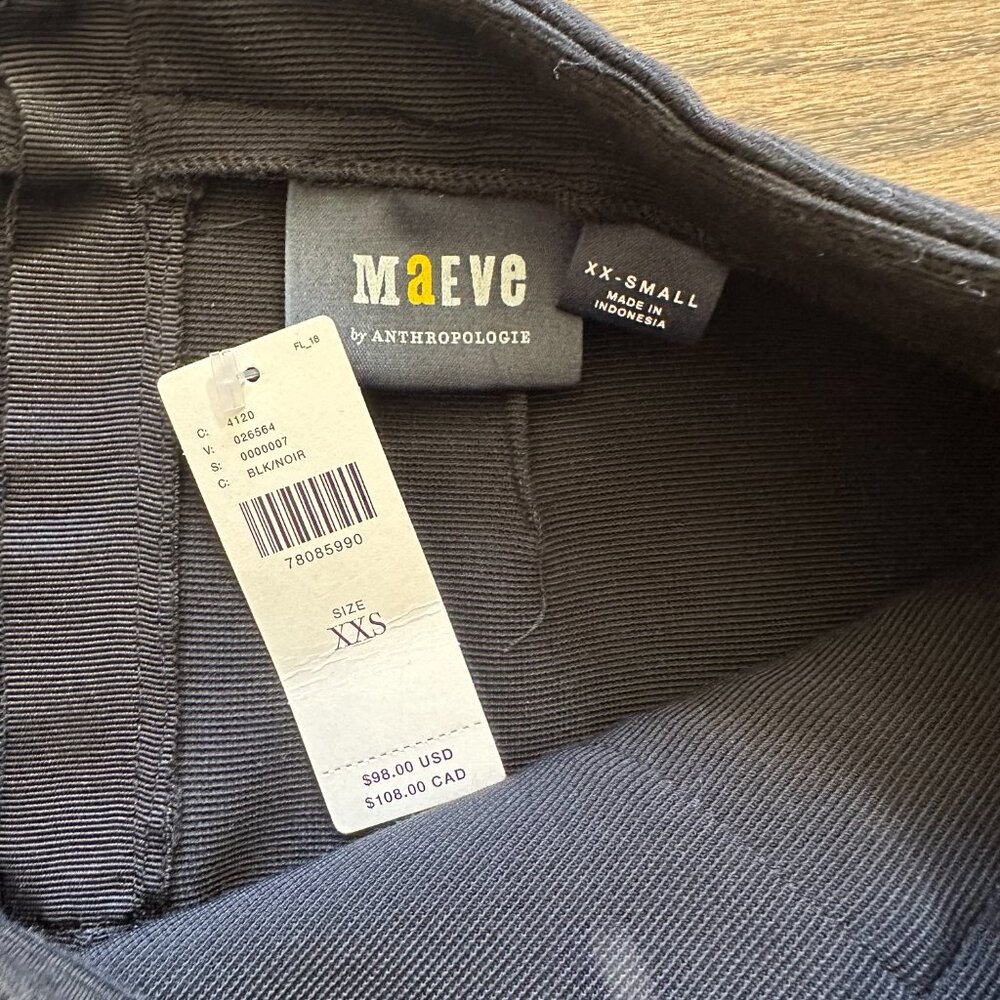 NWT Maeve Black Mini Skirt - Picture 4 of 4